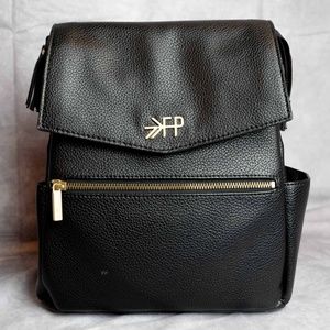 Freshly Picked Mini Black Leather Backpack Bag